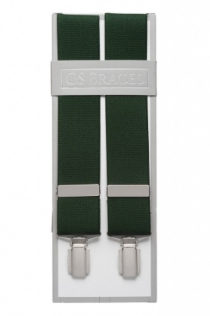 Plain Green Trouser Braces